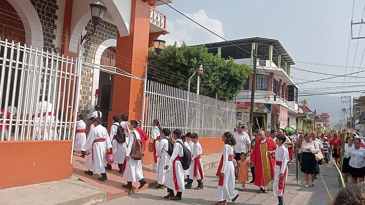 domingo de ramos en Huixtla